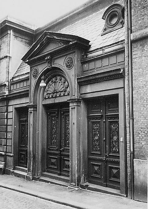 Altonaer Synagoge (Eingang)